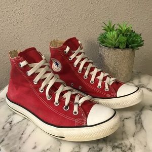 CONVERSE | Chuck Taylor All Star Classic | Red | Unisex | Size Men 9 - Wo’s 11 |